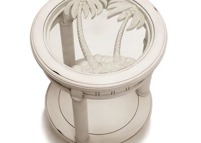 Monaco-distressed-white-coastal-round-end-table