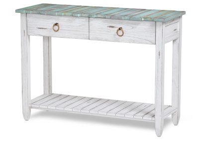 Picket-Fence-distressed-coastal-blue-console-table